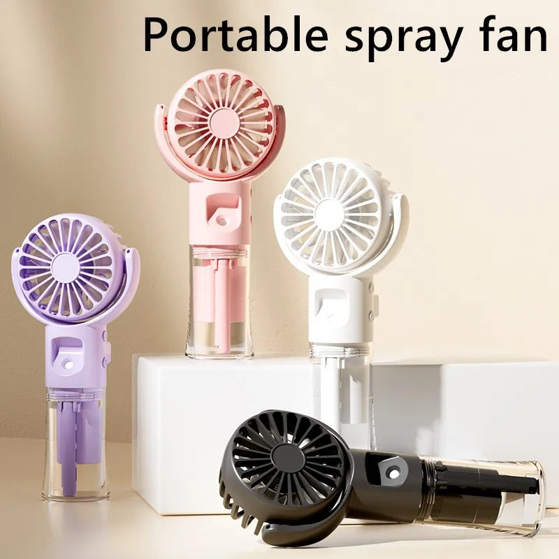 Portable Handheld Mist Fan for Everyday Use