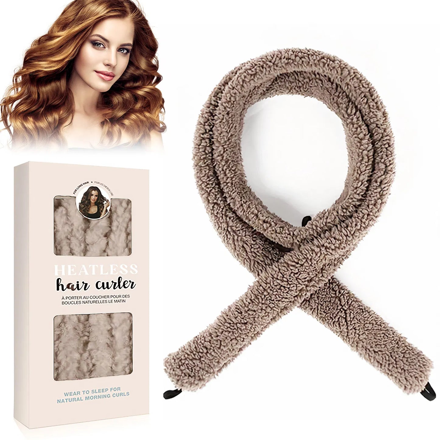 Satin Heatless Hair Curler