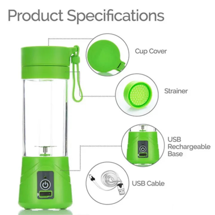 Portable Juicer Cup Protein Shake Blender