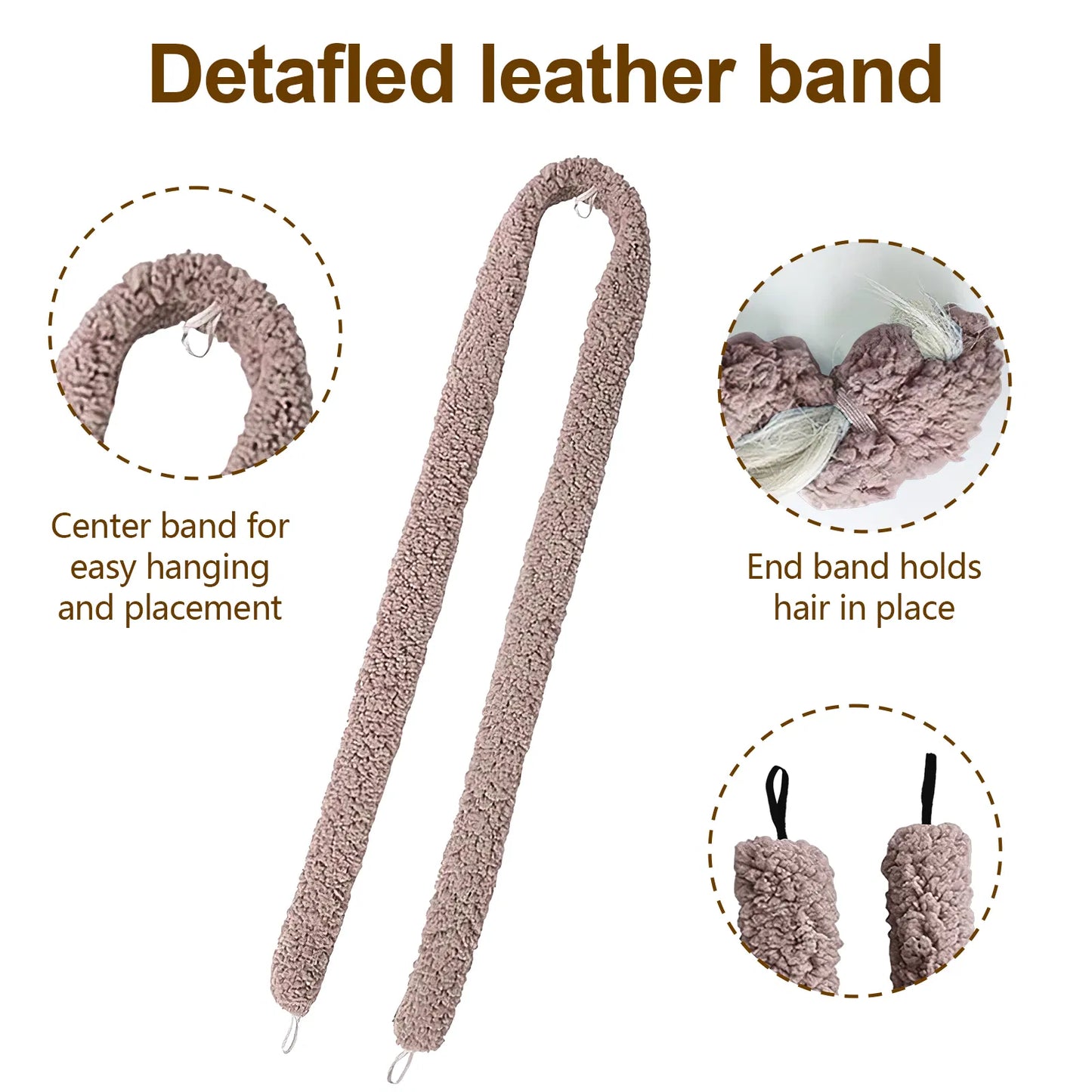 Satin Heatless Hair Curler for Long Hair