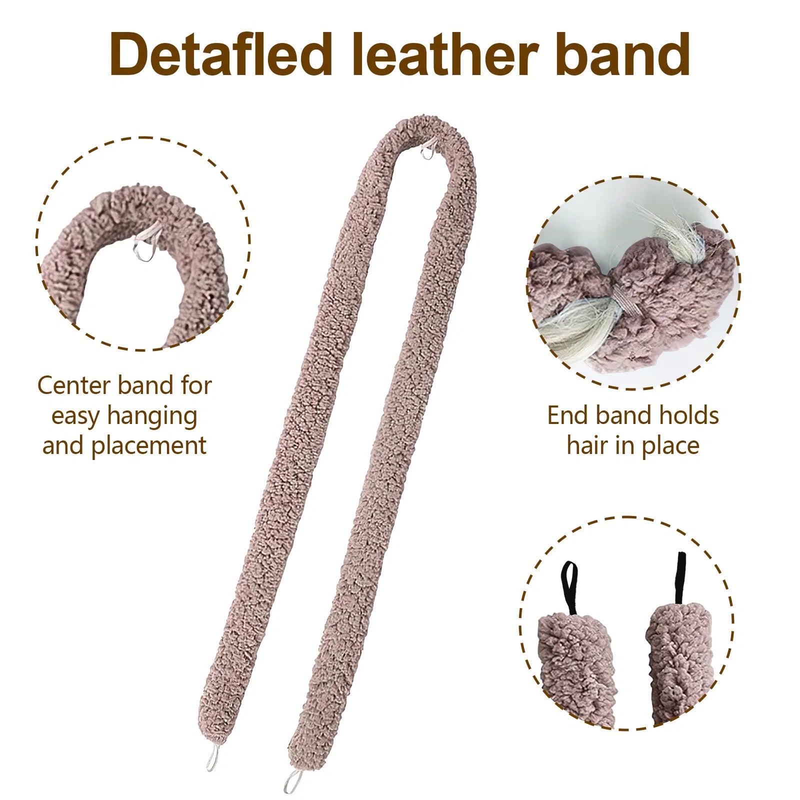 Satin Heatless Hair Curler for Long Hair