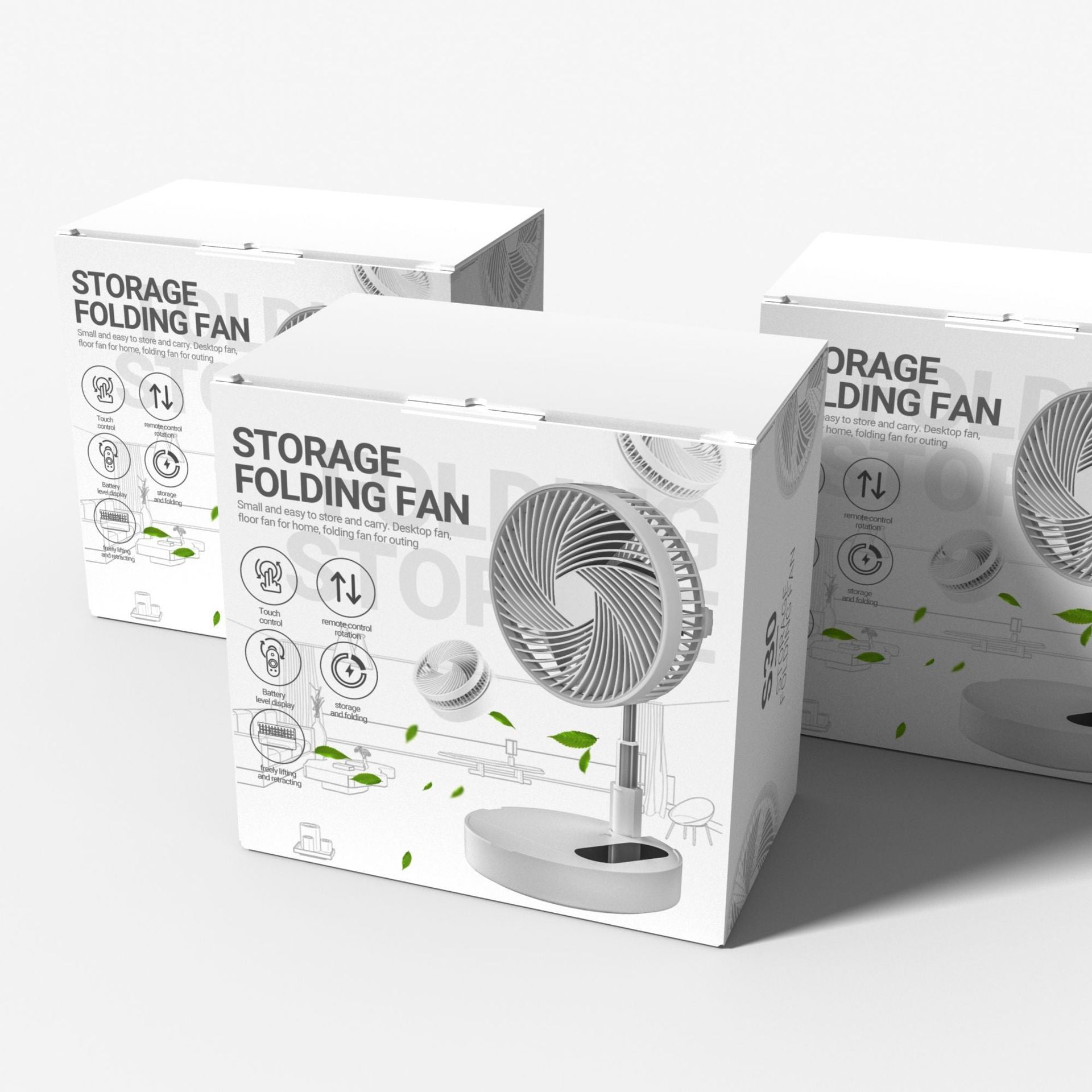 Portable Foldable Oscillating Fan for Office