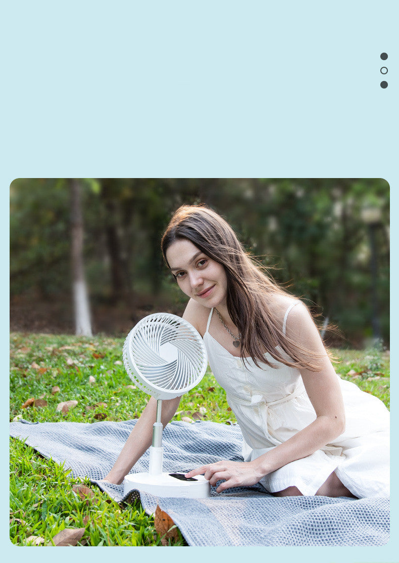 Portable Foldable Oscillating Fan with 3 Speeds
