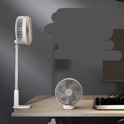 Portable Foldable Oscillating Fan Folded Design