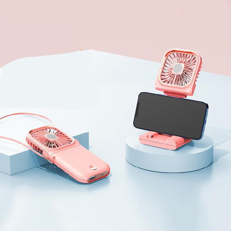 USB Rechargeable Portable Mini Desk Fan Front View