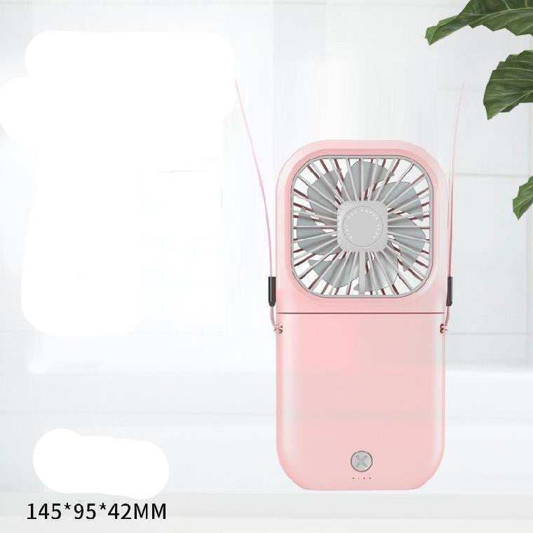 USB Rechargeable Portable Mini Desk Fan on Desk