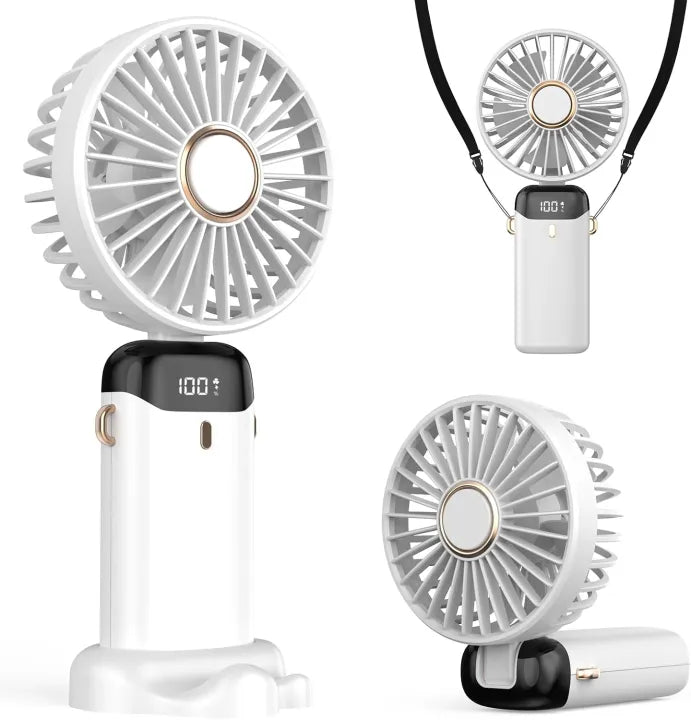 Portable Handheld Mini Fan Neck Hanging