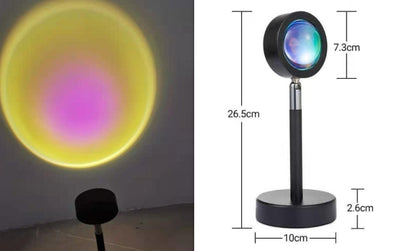 RGB Sunset Projection Lamp LED Mood Light