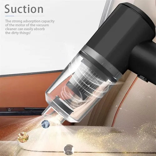 Car Mini Vacuum Cleaner Wireless Rechargeable