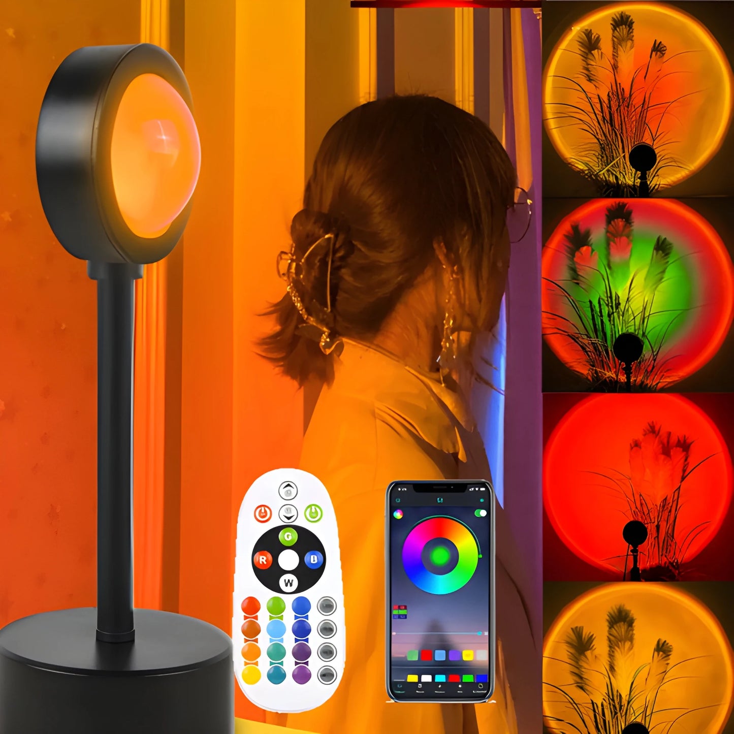RGB Sunset Projection Lamp