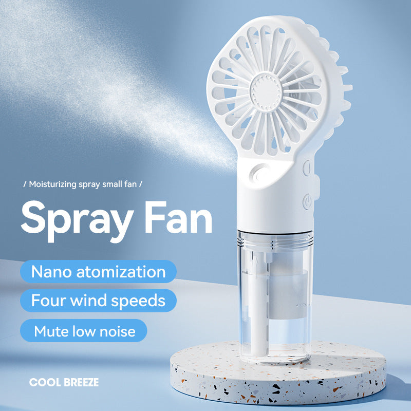 Portable Handheld Mist Fan Portable Cooling Device
