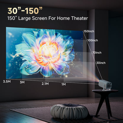P30PRO Mini Projector Android 14