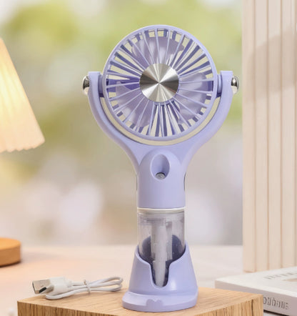 Portable Handheld Mist Fan with Water Spray