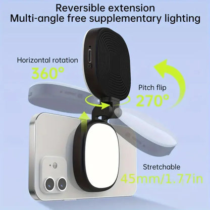 Magnetic Selfie Light Adjustable Brightness Levels