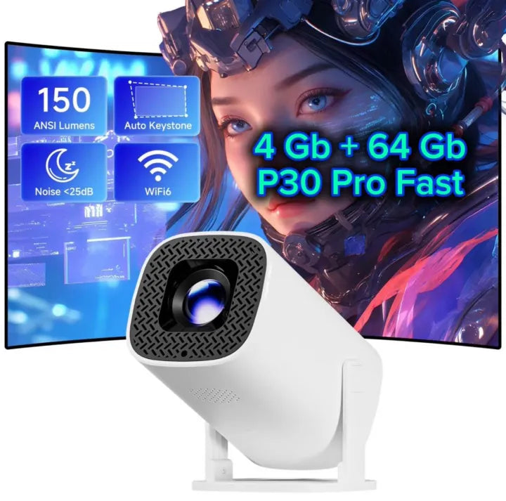 P30 Ultra Fast Mini Projector 1080P Support