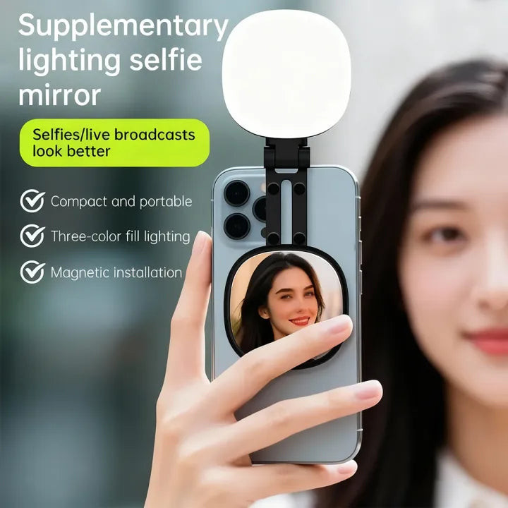 Magnetic Selfie Light Video Recording Accessory