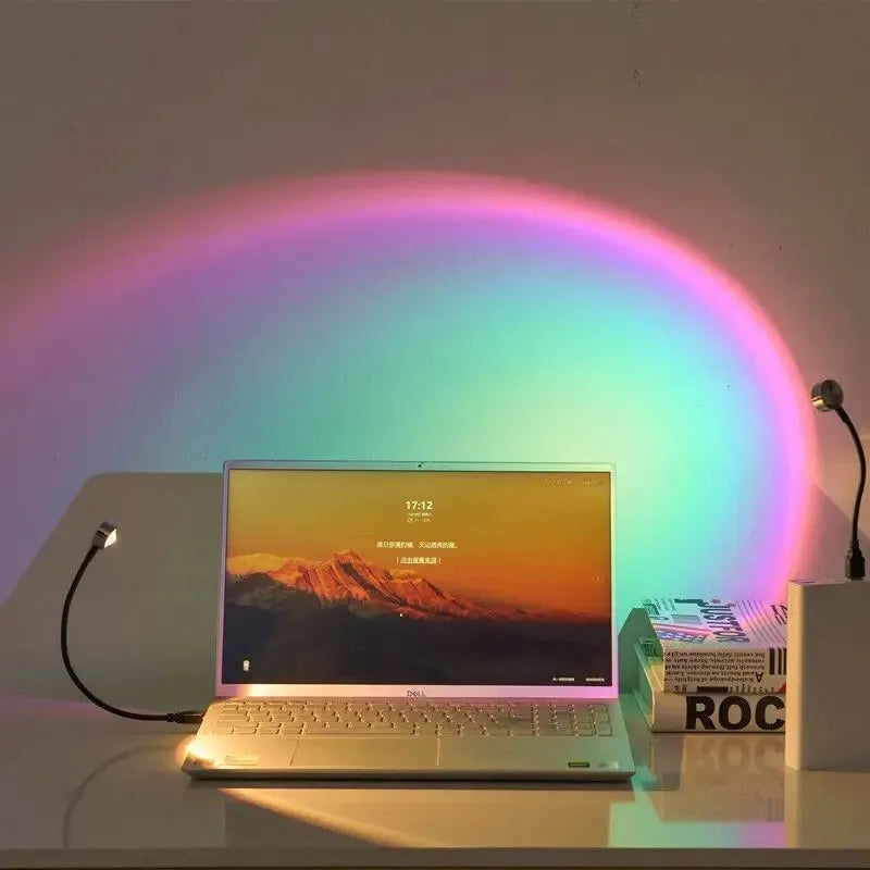 USB Sunset Light for Bedroom Mood Lighting