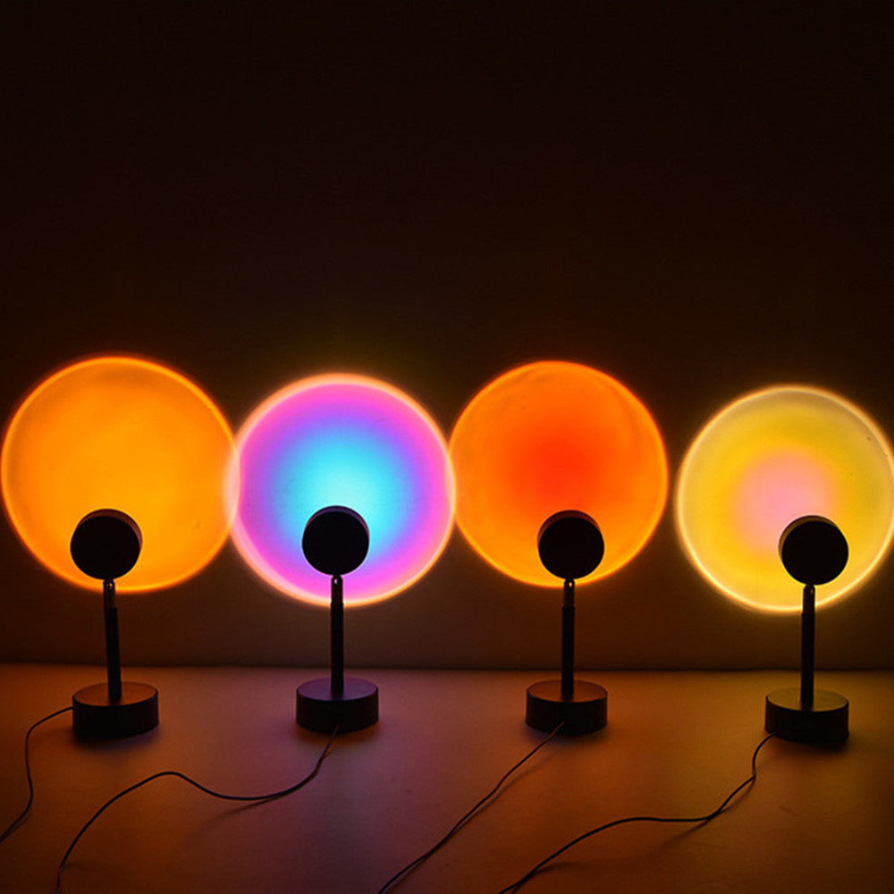RGB Sunset Projection Lamp Bedroom Decor