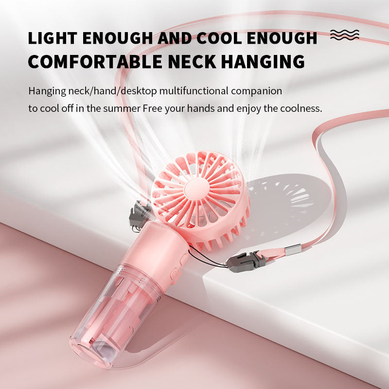 Portable Handheld Mist Fan with Water Spray