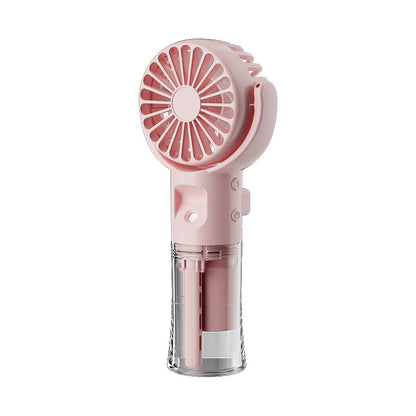Portable Handheld Mist Fan with Transparent Water Tank