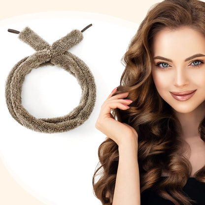 Satin Heatless Hair Curler with Satin Scrunchies