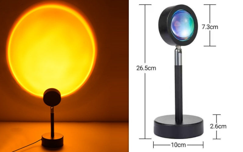 RGB Sunset Projection Lamp Home Decor